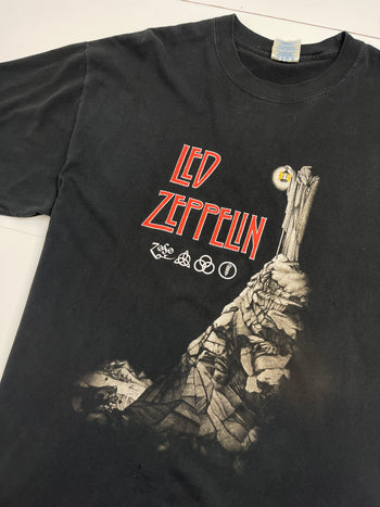 Vintage Led Zeppelin Band Tee Black