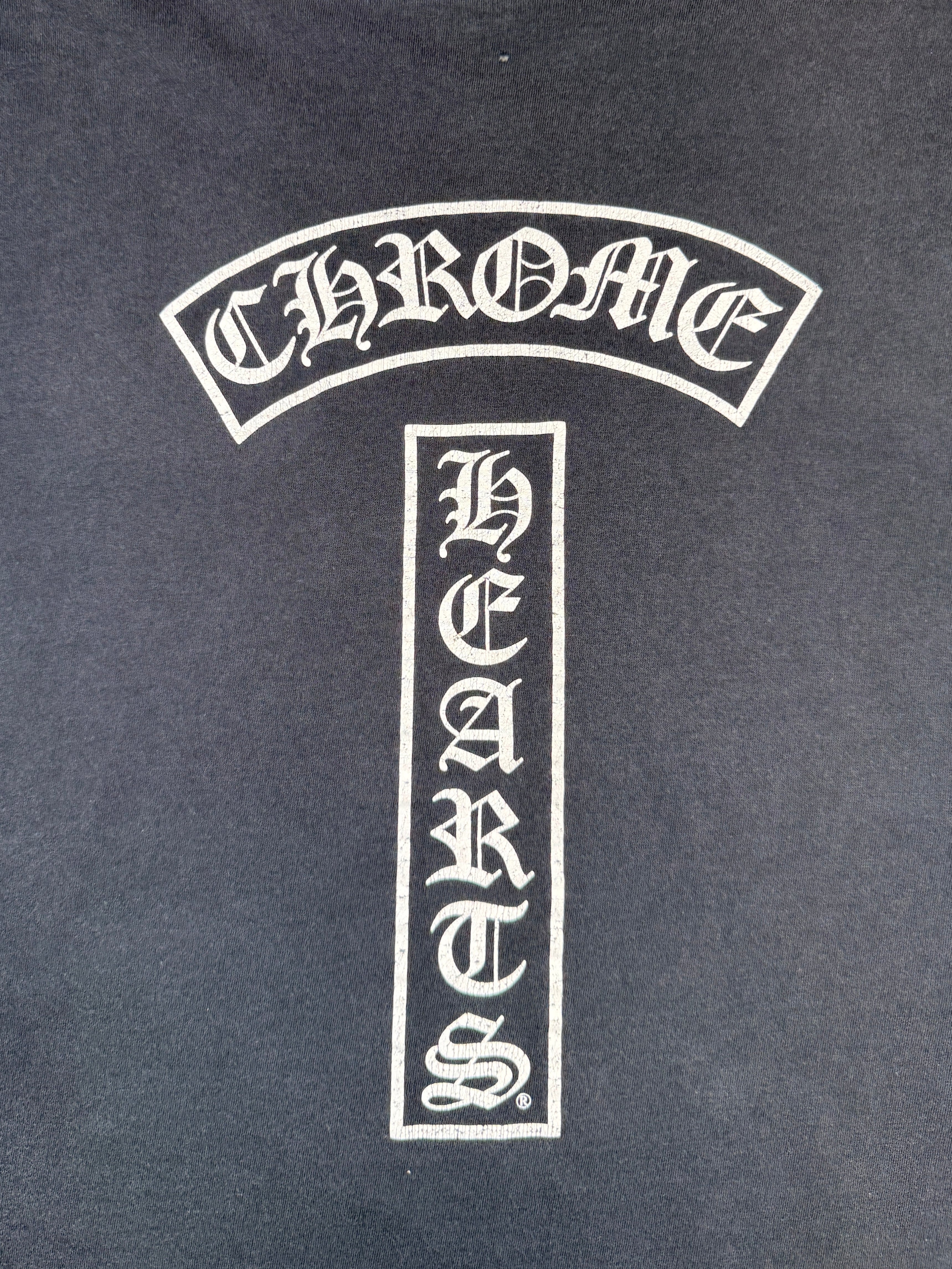 Chrome Hearts T Bar Logo Pocket Tee Black