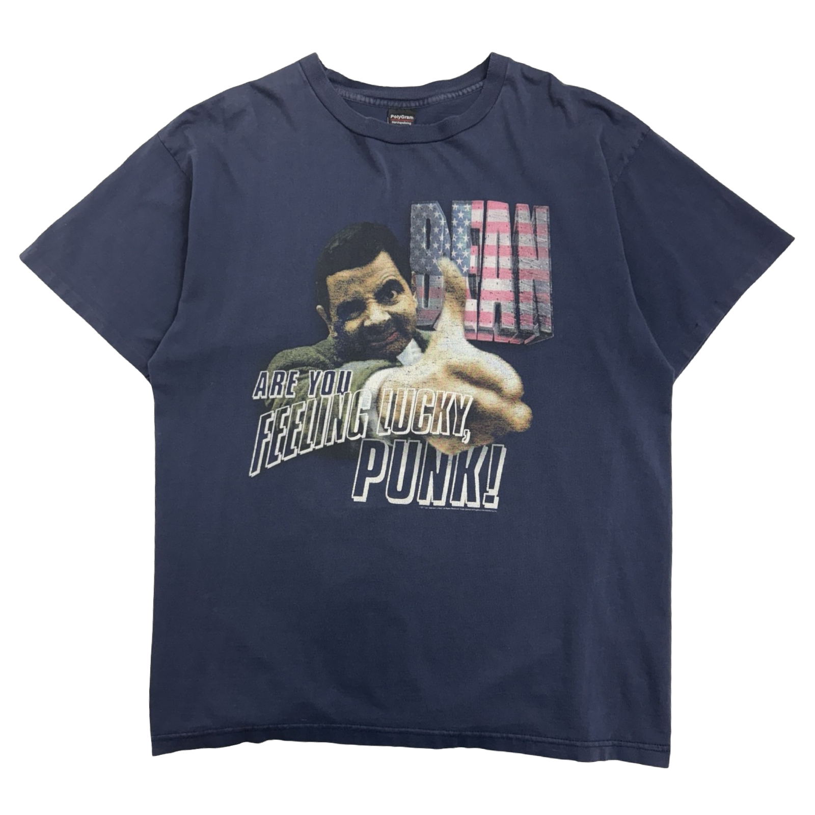 Vintage 1990s Mr. Bean Punk Promo Tee Navy