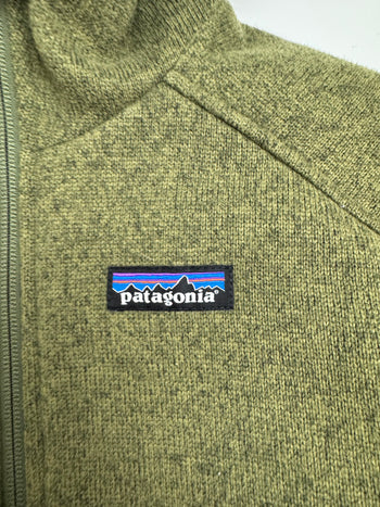 Vintage Patagonia Insulated Zip-Up Hoodie Green