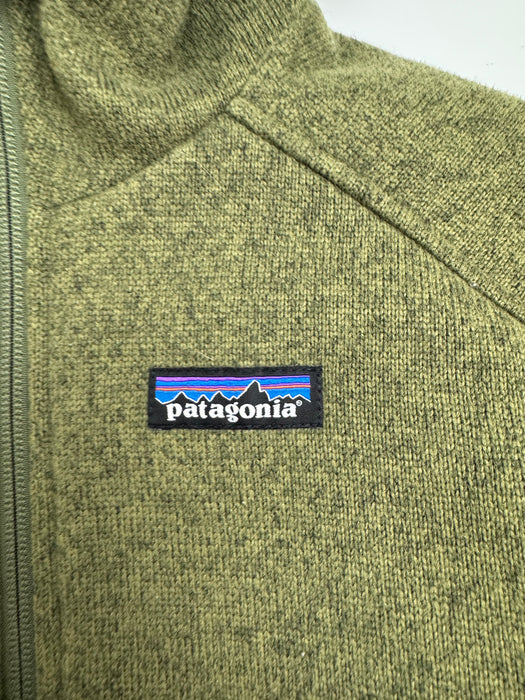 Vintage Patagonia Insulated Zip-Up Hoodie Green | Vitnage Clothing Store Canada