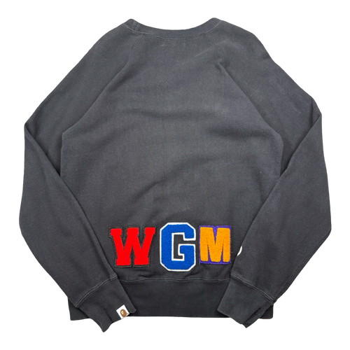 BAPE Shark Zipper Crewneck Black (USED) | Vintage Clothing Store Canada