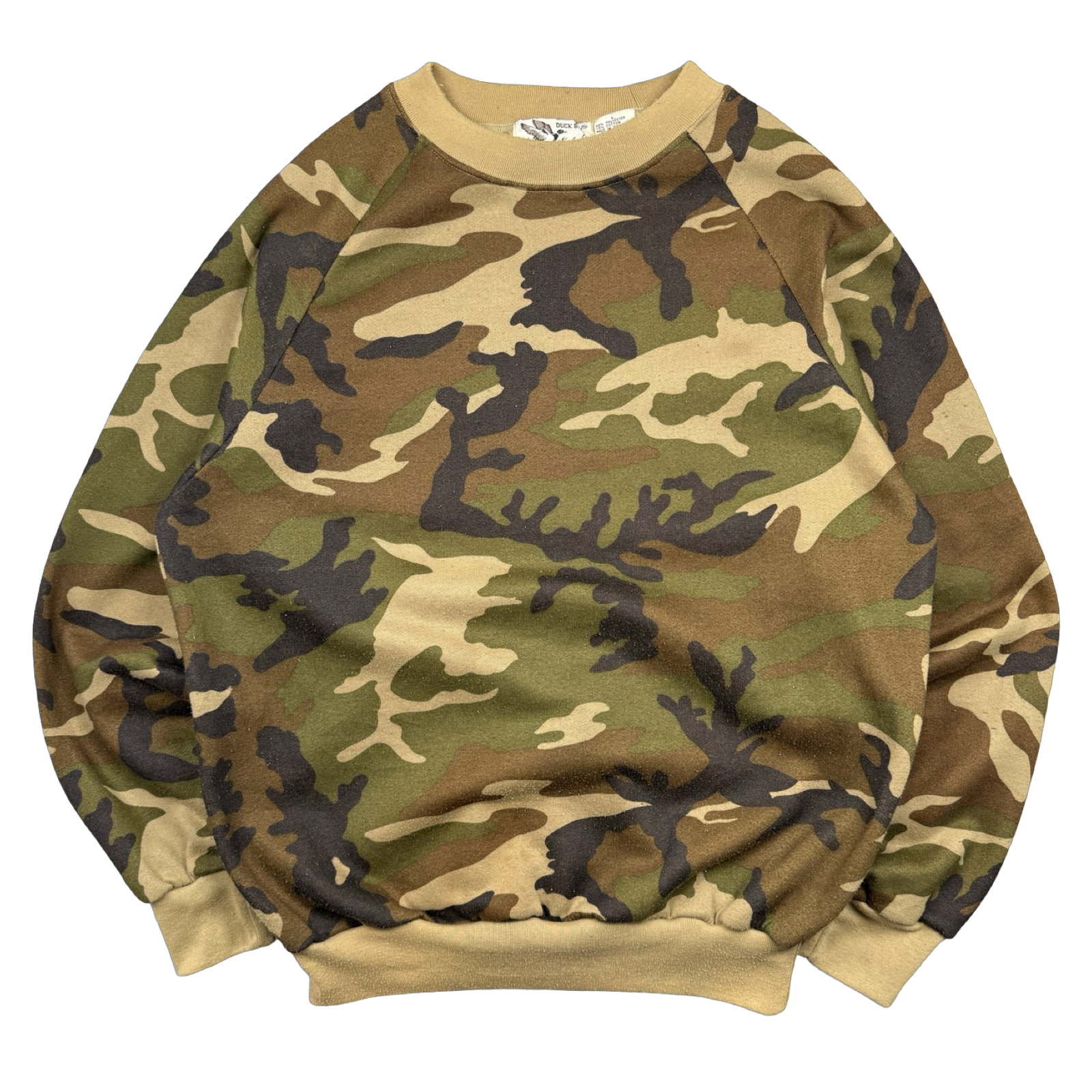 Vintage Blank Duck Camo Crewneck