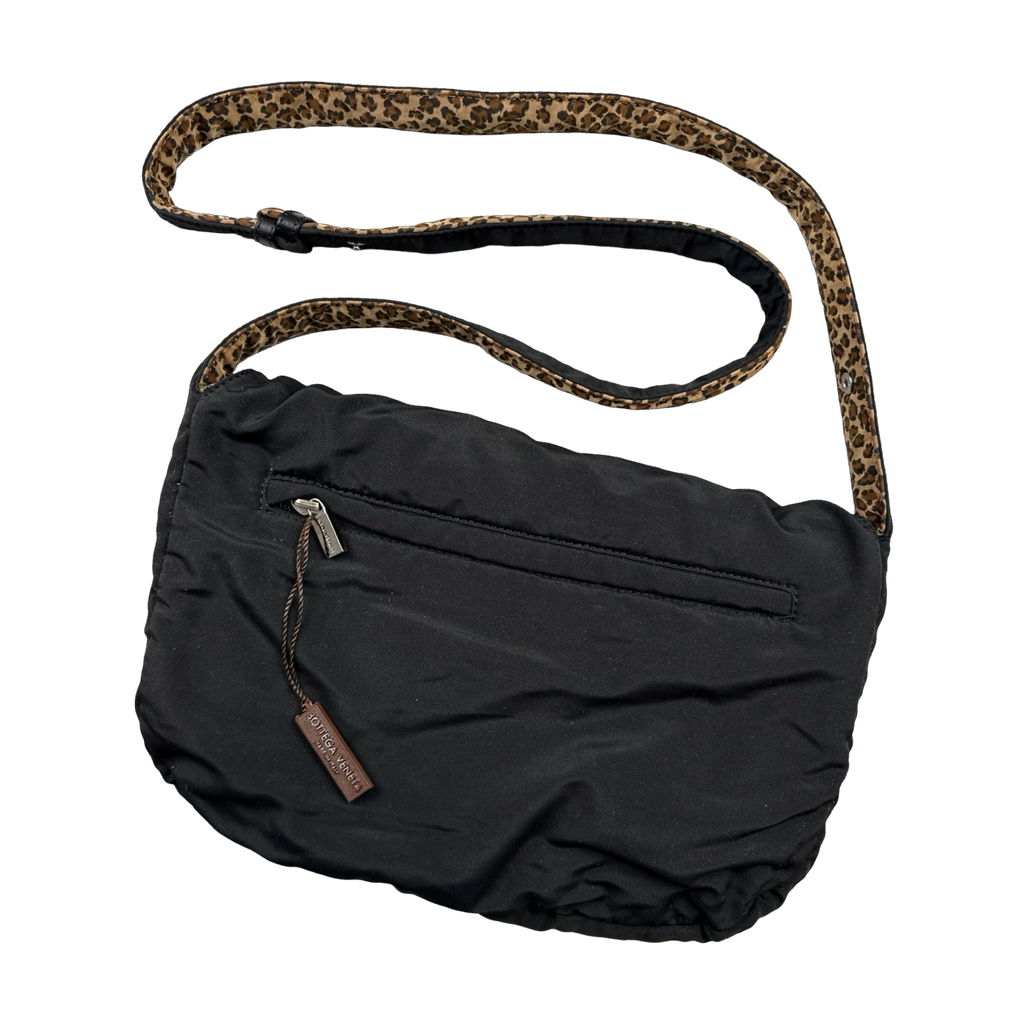 Bottega Veneta Reversible Leopard Print Shoulder Bag