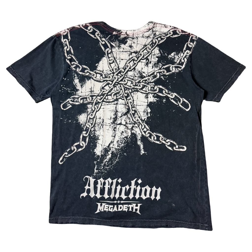 Y2K Affliction x Megadeath Tee Black