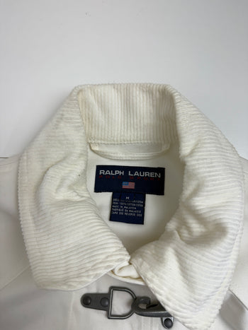 Vintage Polo Ralph Lauren Sport Fireman’s Clasp Coat White