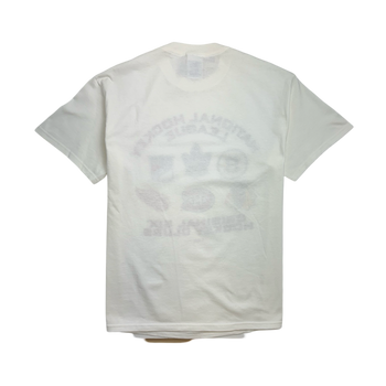 (L) Vintage NHL Original Six Hockey Club Tee White