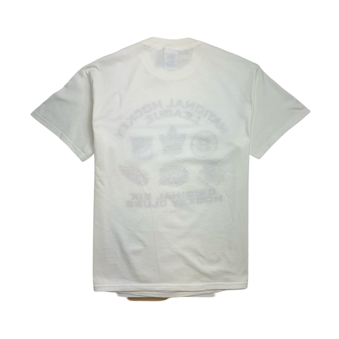 (L) Vintage NHL Original Six Hockey Club Tee White | Vitnage Clothing Store Canada