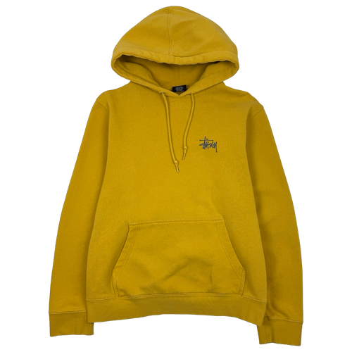 Stussy Basic Pigment Dyed Hoodie Honey (USED) | Vintage Clothing Store Canada