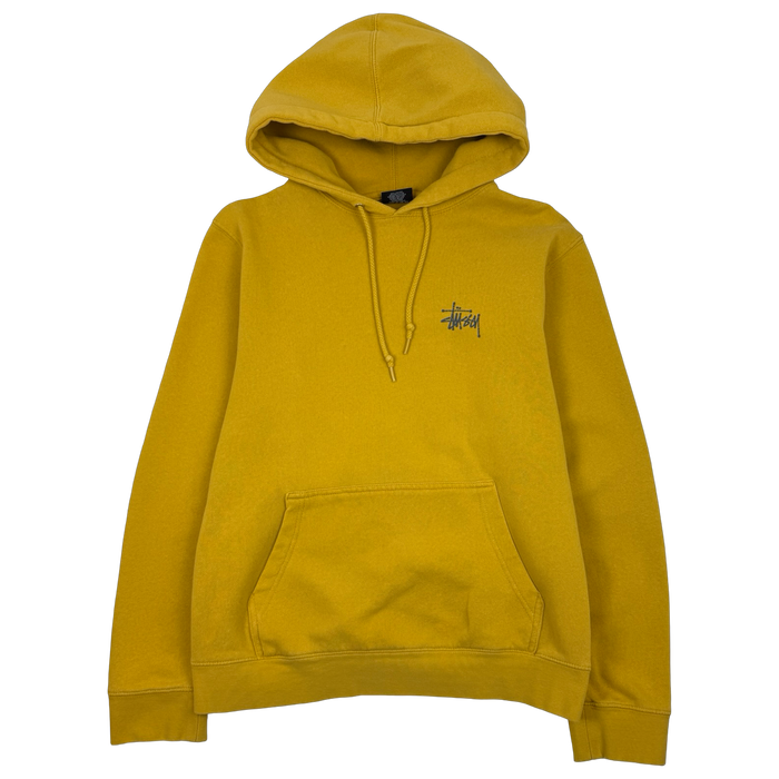 Stussy Basic Pigment Dyed Hoodie Honey (USED) | Vitnage Clothing Store Canada