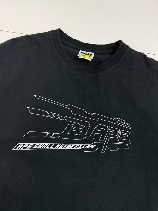 BAPE Package Box #1 Tee Black (USED) | Vitnage Clothing Store Canada