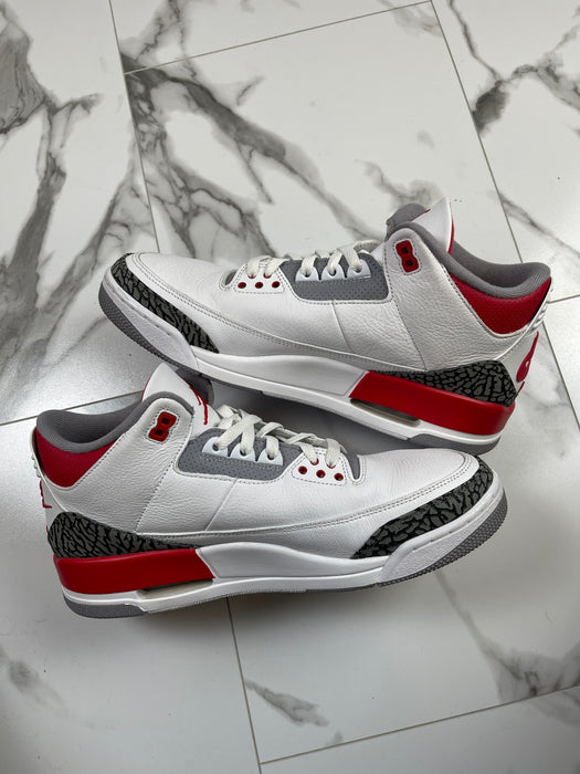 Air Jordan 3 Retro Fire Red (USED) | Vitnage Clothing Store Canada