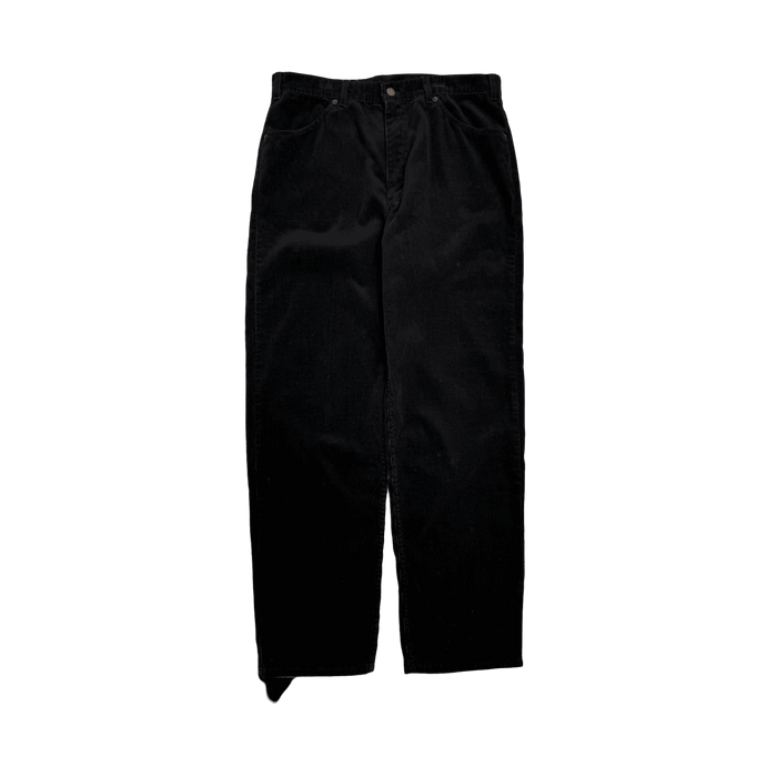 (35) Vintage 655 Levis Silver Tab Corduroy Pants Black | Vitnage Clothing Store Canada