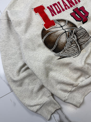 Vintage 1990’s Indiana Basketball Sweatshirt Grey