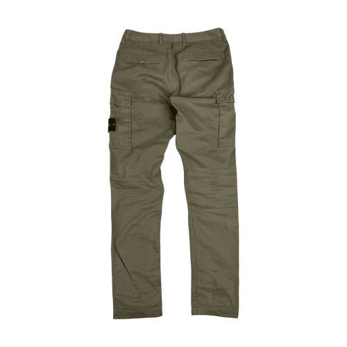 Stone Island Classic Cargo Pants Olive (USED) | Vintage Clothing Store Canada