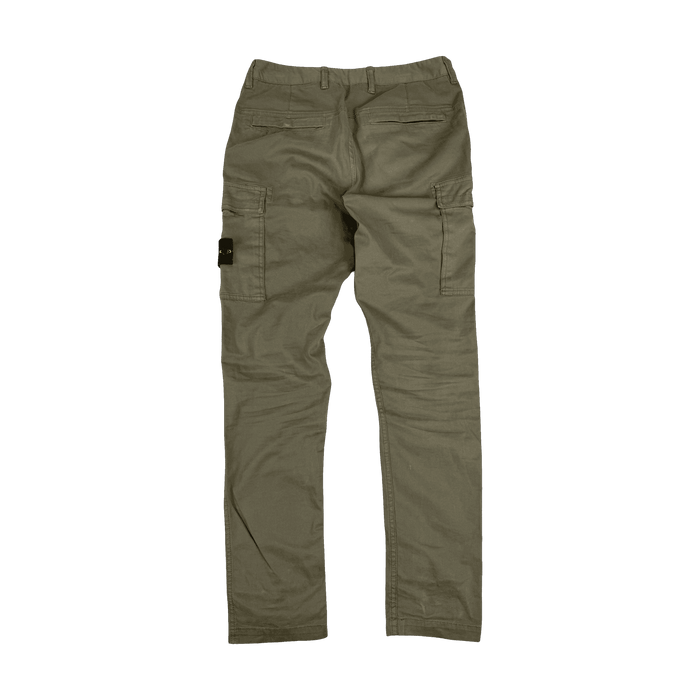 Stone Island Classic Cargo Pants Olive (USED) | Vitnage Clothing Store Canada