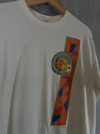 Vintage '92 Adidas Barcelona Tee White