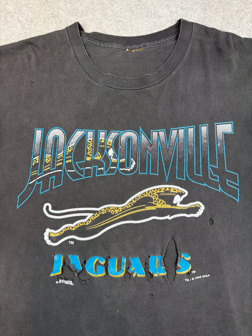 Vintage NFL Jacksonville Jaguars Distressed Tee Black