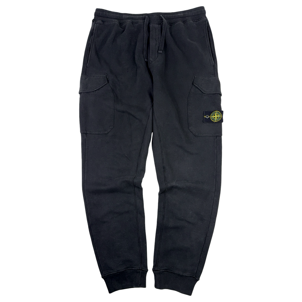 Stone Island Cargo Sweatpants Black (USED)