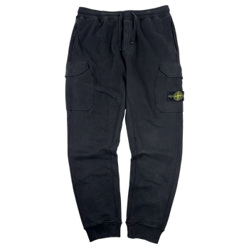 Stone Island Cargo Sweatpants Black (USED)