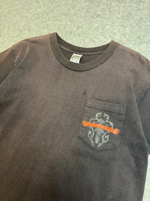 Vintage Chrome Hearts Vine Dagger Pocket Tee Black | Vitnage Clothing Store Canada