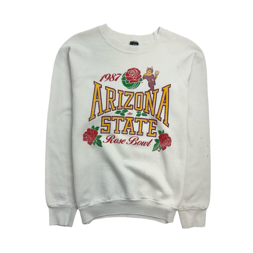 (S) Vintage 90s Arizona State University Sweatshirt White | Vintage Clothing Store Canada