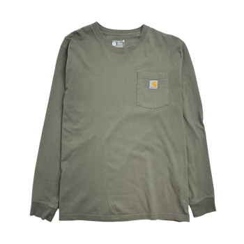 Carhartt Side Pocket Tee L/S Tee Green