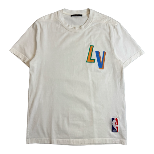 Louis Vuitton x NBA Tee White (USED) | Vintage Clothing Store Canada