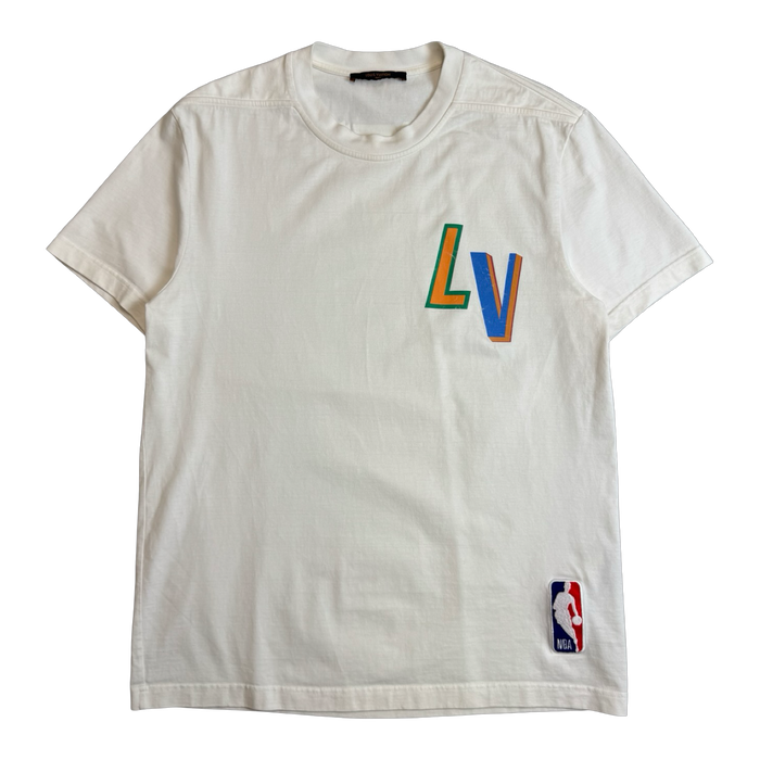 Louis Vuitton x NBA Tee White (USED) | Vitnage Clothing Store Canada