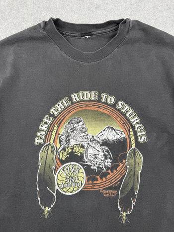 Vintage 1998 Sturgis Night Rider Tee Black