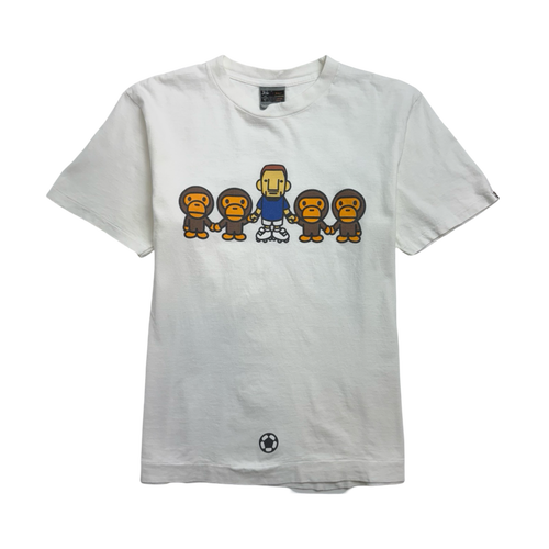 2000s BAPE X Nakata Tee White (USED) | Vintage Clothing Store Canada