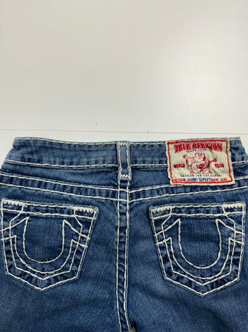 Vintage Y2k True Religion Johny Super T Cut Denim Pants