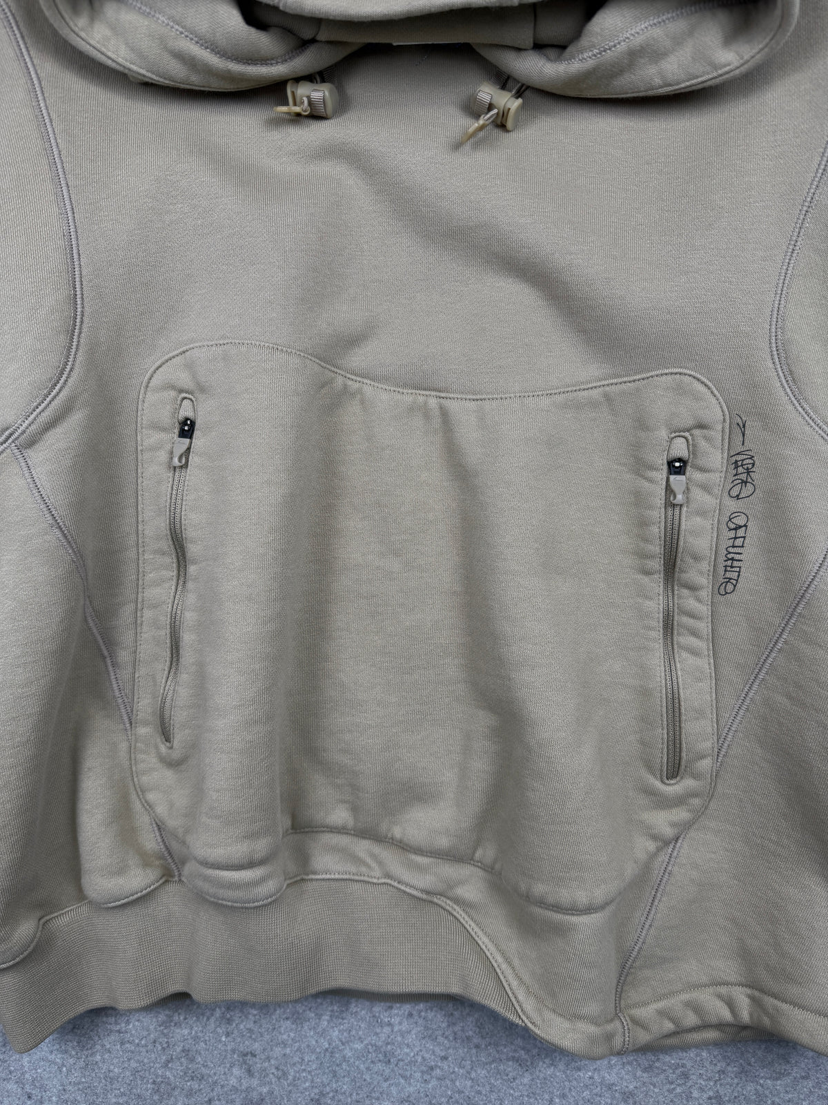 Nike x Off-White Fleece Hoodie Beige (USED)