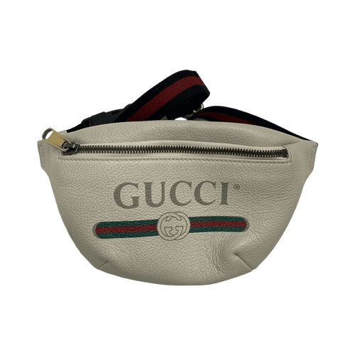 Gucci Belt Logo Bum Bag White | Vintage Clothing Store Canada