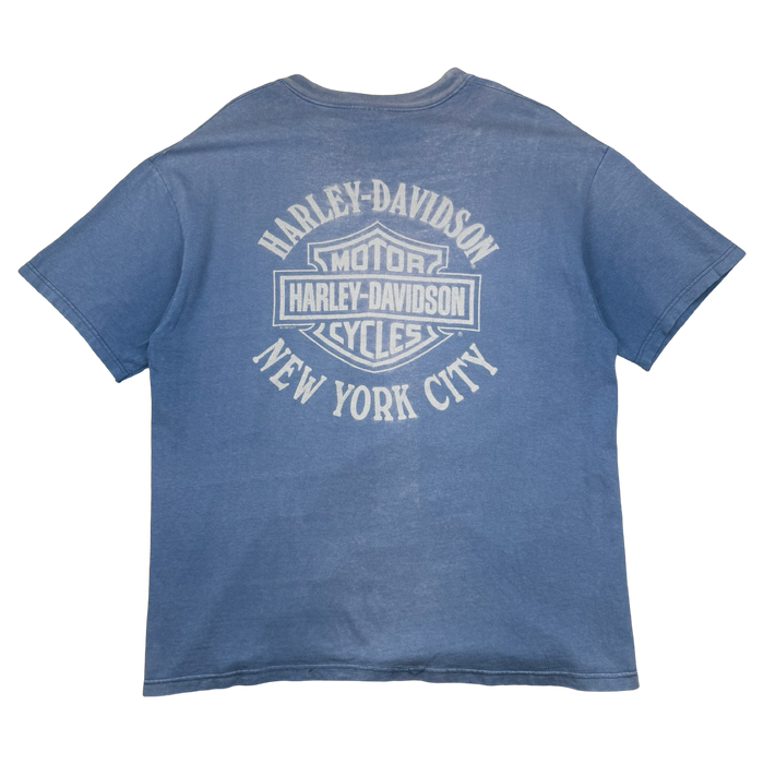 Vintage Harley Davidson Iron Horses Tee Blue | Vitnage Clothing Store Canada