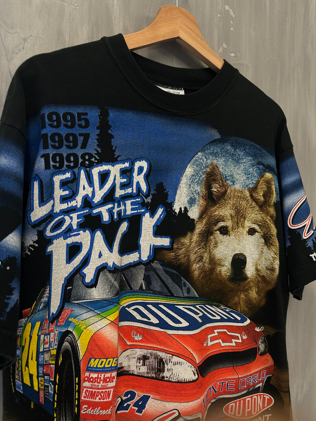 Vintage '98 Nascar AOP Tee Black