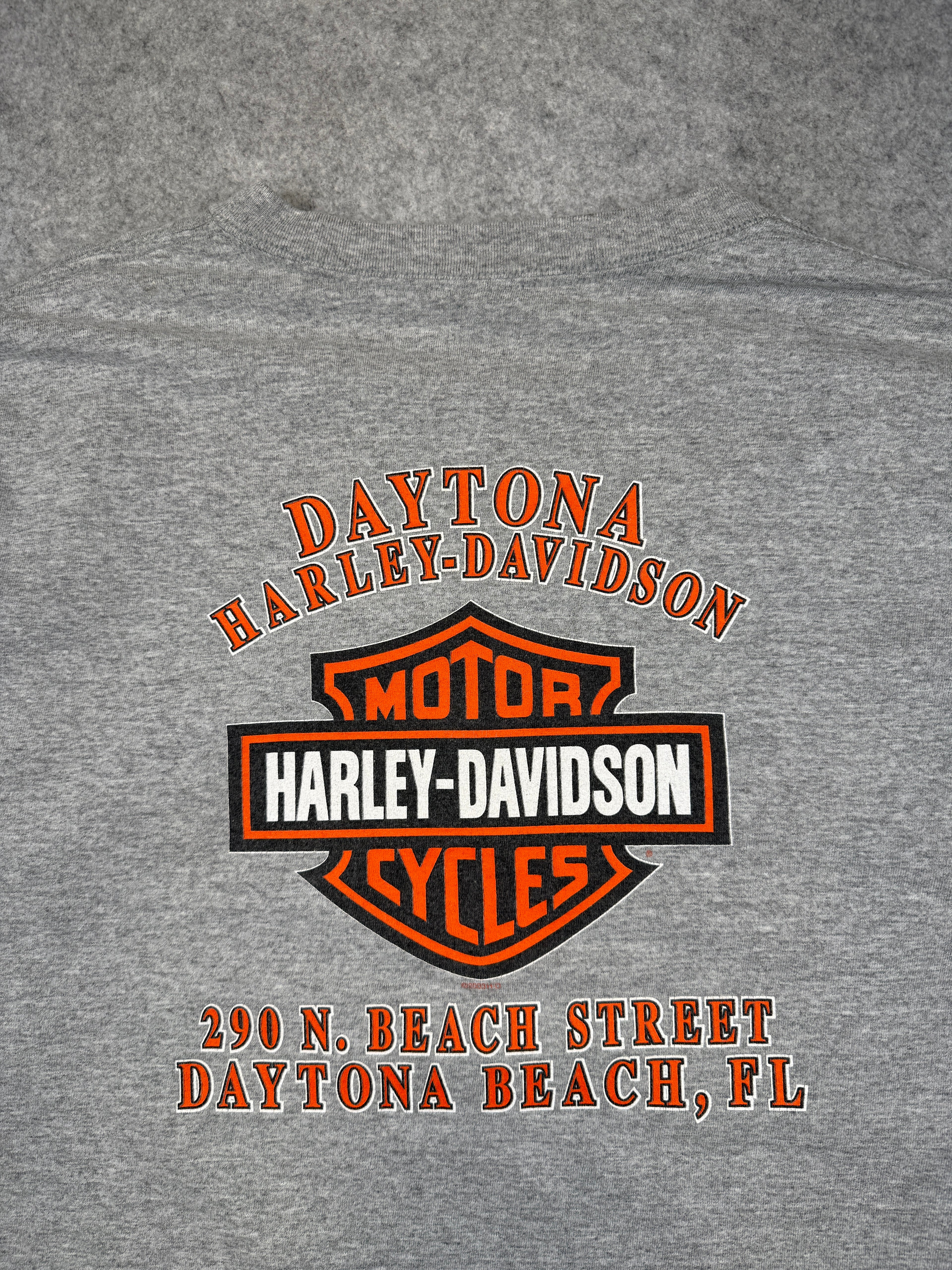 Vintage Harley Davidson Biketoberfest L/S Tee Grey