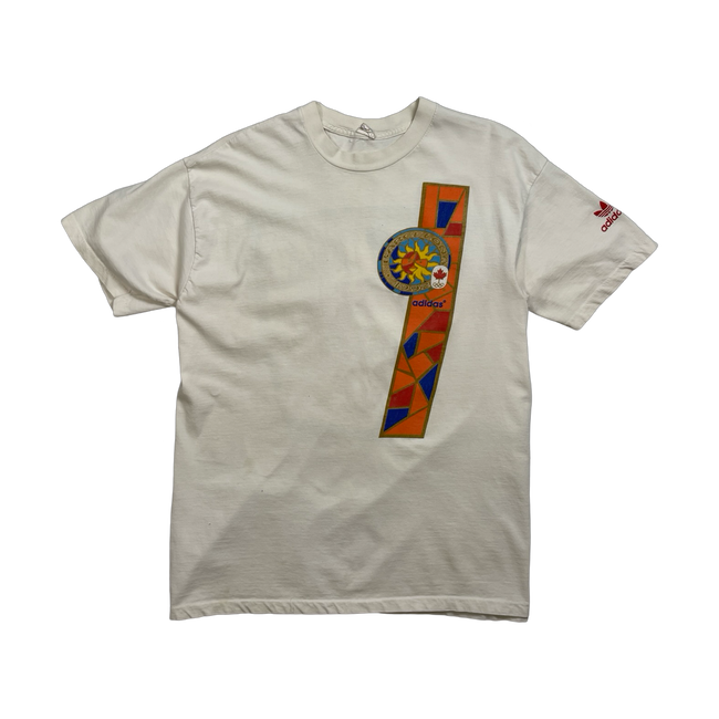 Vintage '92 Adidas Barcelona Tee White