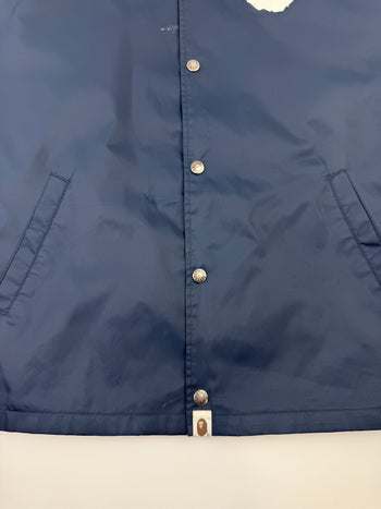 BAPE Ape Head Coach Jacket Navy (USED)