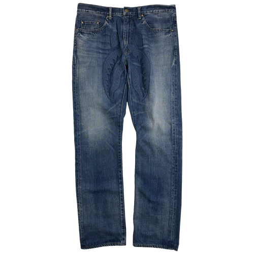 BAPE 2008 Type-05 Shark Embroidery Denim Pants (USED) | Vintage Clothing Store Canada