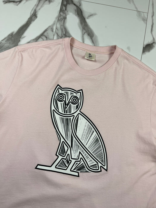 OVO Metallic Owl Tee Pink (USED) | Vitnage Clothing Store Canada