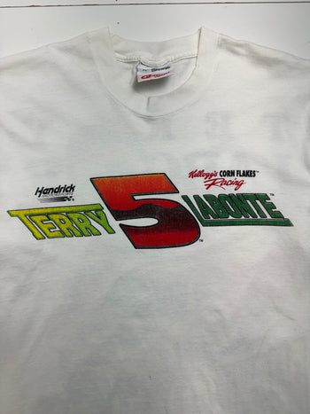 (XL) Vintage '98 Terry Labonte Nascar Tee White