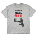 Vintage 2000’s ‘I Don't Call 911’ Tee Grey