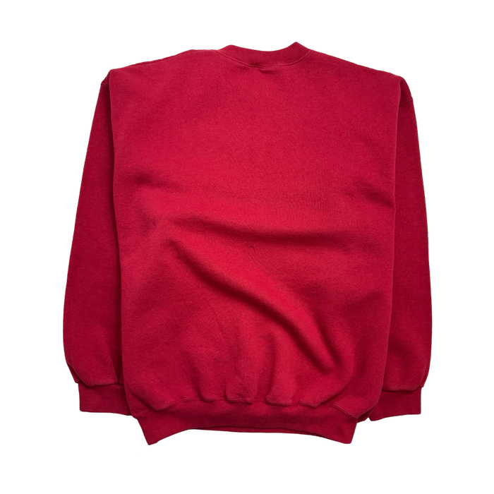 Vintage 90s Boston College Sweatshirt Red | Vitnage Clothing Store Canada