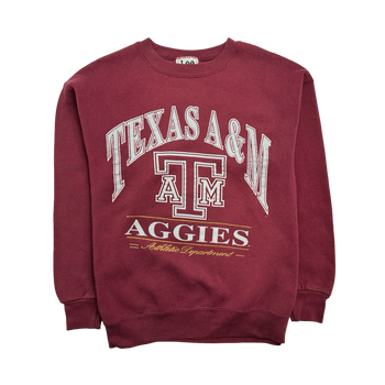 (L) Vintage Texas A&M University Sweatshirt Burgundy