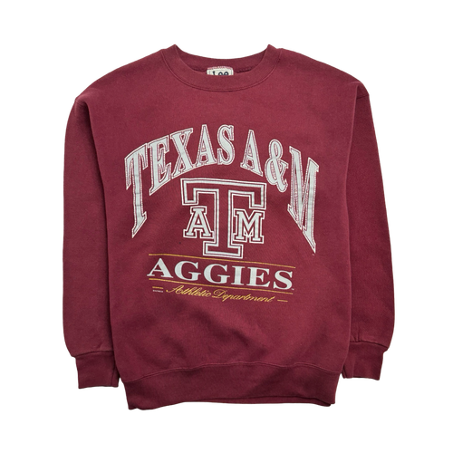 (L) Vintage Texas A&M University Sweatshirt Burgundy | Vintage Clothing Store Canada