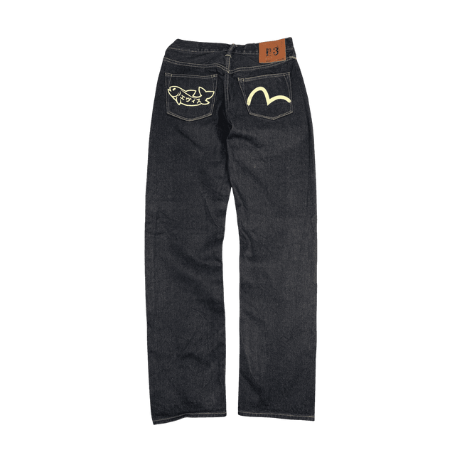 Vintage Evisu Lot 2000 No. 3 Seagull Denim Pants
