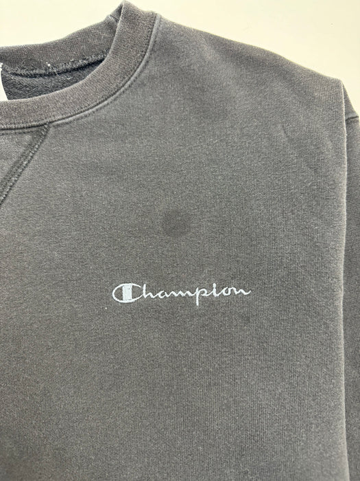 (L) Vintage Champion Sweatshirt Black | Vitnage Clothing Store Canada