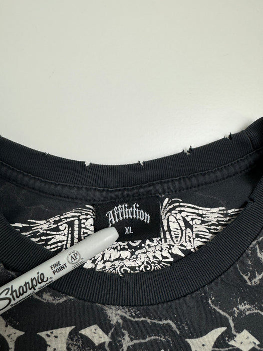 Vintage Y2k Affliction Tee Black | Vitnage Clothing Store Canada