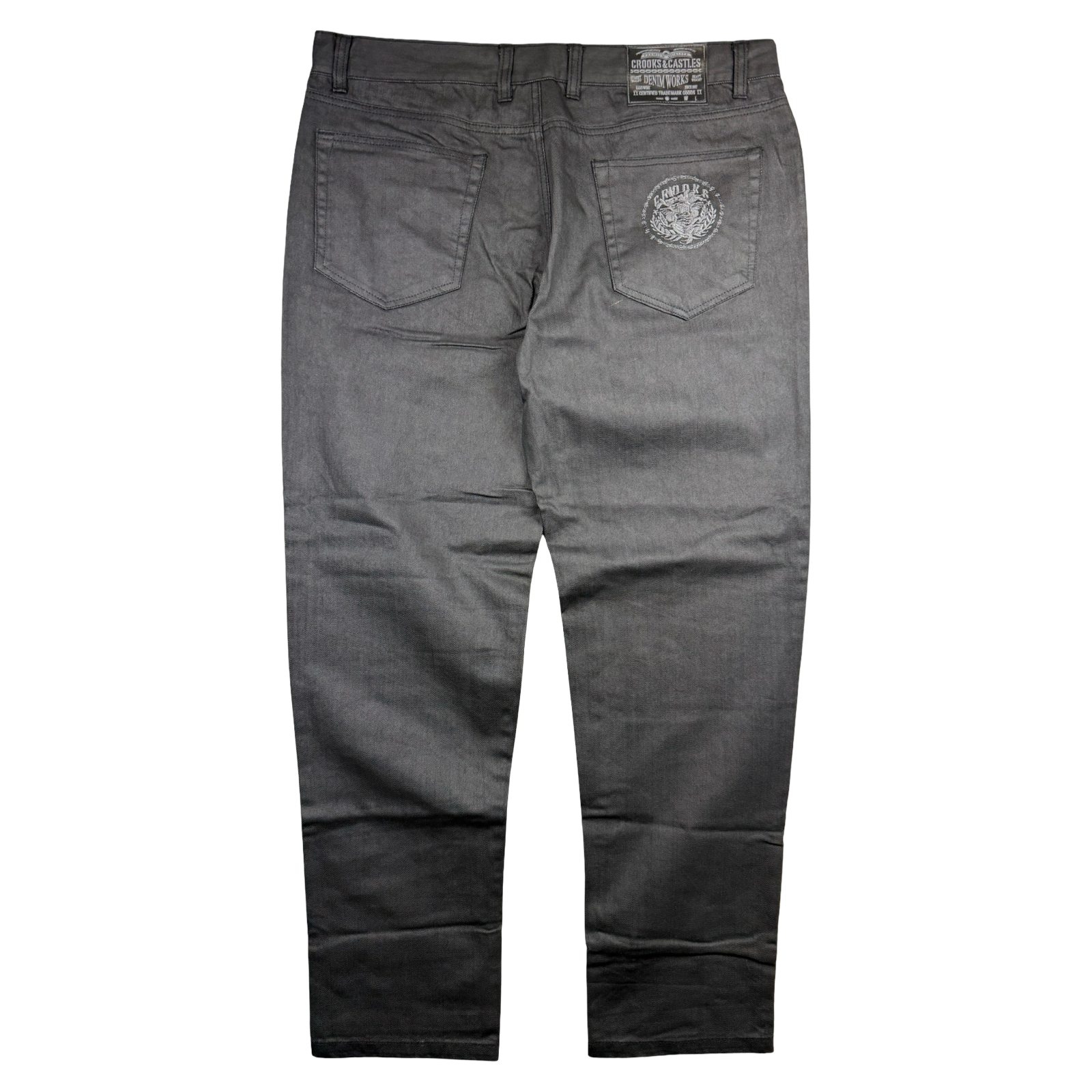 Crooks & Castles Denim Works Black Embroidery Jeans